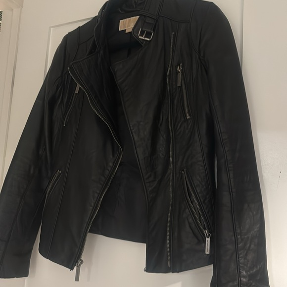 Michael Kors leather jacket - Picture 3 of 4
